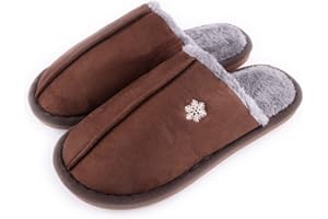 R-ISLAND Pantuflas hombre,Zapatillas de estar por casa,Zapatillas de invierno,Comodo y Ligero,Genial para casa