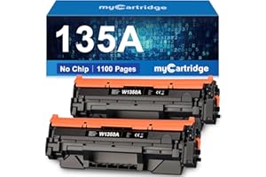 MYCARTRIDGE 135A Toner Compatibili per Toner HP 135A 135X Sostituzione per Toner HP LaserJet m234sdwe per HP Laserjet MFP m234sdw m234dw m234dwe m234sdn m209dwe per W1350A Toner (Nessun chip,2 Nero)