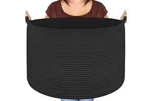 Maliton Cesto portabiancheria per soggiorno, camera da letto, cesto extra large con 5 tasche, cestino per giocattoli per cani per neonati e animali domestici, 50 x 33 cm, cestino pieghevole in tessuto