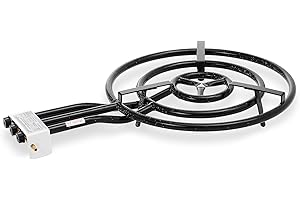 Hop Parts Brûleur à paella à gaz 600 mm Espagne, butane, filetage de gaz pour paellas, 60 cm de diamètre, prépare des paella de plus de 60 cm