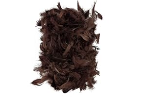 Netuno 150 Plumas Decorativas Marrones 10g Manualidades Decoración Atrapasueños Fiestas Pascua Navidad Bricolaje Hogar Bodas Cumpleaños Decoraciones Árbol Mesas Proyectos Creativos
