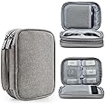 ZORBES Carrying Case For Ssd Hard Drive Storage Bag Double Layer Carrying Case For Two 2.5 Inch Ssd Hard Drive Oxford Cloth Accessory Bag, Not Include Ssd & Accessories, grey