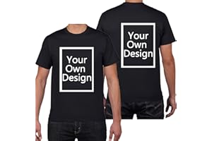 Individuelle T-Shirts für Männer entwerfen Sie Ihr eigenes Shirt fügen Sie Text, personalisiertes T-Shirt auf,vorne/hinten