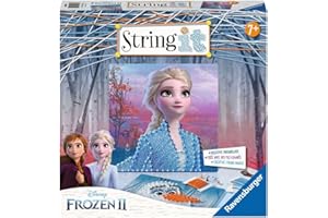 Ravensburger 18076 String it Midi String it Midi Disney Die Eiskönigin 2 - Kreative Fadenbilder mit der kinderleicht aus Kunststoffpins und Buntem Faden