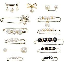 6 Pièces De Broches De Femme Broches De Pull Et De Châle Broches Avec