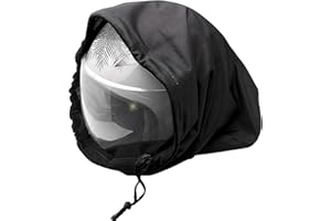 WIZEFOLK Motorcycle Helmet Cover with Drawstring, 47 x 52 cm Motorcycle Helmet Bag, Helmet Bag, Universal Portable Sports Bag, for Motorcycle Helmet, Bicycle Helmets, Ski Helmets, Basketball, Fitness, Outdoor