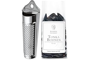 ‎BOOMERS GOURMET BOOMERS GOURMET - Premium Tonkabohnen mit Reibe, Tonkabohnen ganz - Reibe mit Premium Tonkabohnen - 1 Stück