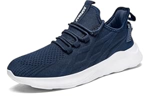 QIJGS Mens Trainers Running Walking Shoes Tennis Jogging Gym Fitness Sneakers