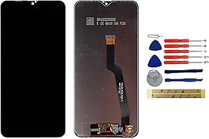 Yixi Display per Samsung Galaxy A10 SM-A105F, SM-A105G, SM-A105M, SM-A105FN Schermo LCD Nero Touch Screen Digitizer Ricambio Ricambi No Frame