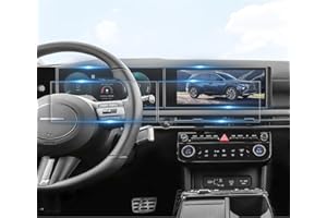 BIBIBO Pellicola Protettiva Compatibile con Hyundai Tucson NX4 2025, 12,3" Nano Protezione Schermo Antigraffio Tucson Premium Pellicole Protettive (Navi + Cockpit 4 Pezzi)
