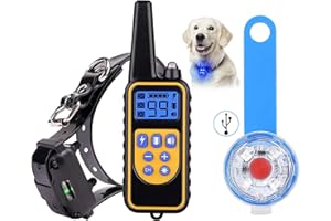 HAVENFLY Luce lampeggiante a LED di sicurezza per cani, gatti - Luce LED ricaricabile USB a sospensione per cani, 3 modalità di lampeggiamento Luci di sicurezza per animali domestici impermeabili