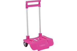 Safta Trolley pour les sacs à dos d'école, pliable, léger, résistant avec poignée extractible et roues