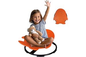 AMZSEW Sensory Spinning Chair, Autism Kids Sensory Swivel Toys, Sit and Spin Wobble Chair for Suitable for Boys and Girls with Autism and ADHD,Toddler Sensory Equipment (Penguin-Blue