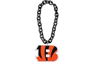 FANFAVE NFL Cincinnati Bengals Cincinnati Bengals Fanchain, Orange, Einheitsgröße