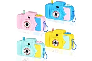 Steemjoey 4 x kamera dziecięca, obiektyw do aparatu kalejdoskopowego, zabawka dla małych dzieci, zabawka edukacyjna na prezent urodzinowy, Boże Narodzenie, zabawka