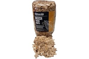 Exstream Astillas de madera para ahumar barbacoa *Más de 16 sabores en 1, 5 y 10 litros* (haya 1 litro)