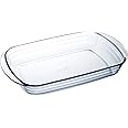 Arcuisine 33 x 20 cm Rectangular Borosilicate Glass Roaster