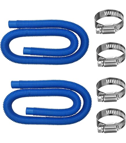 Tuyau Piscine 32mm Thinkhappyyoyo Tuyau De Rechange Pour Piscine 1,5 M X 3,2 Cm Raccord étanche PE Durable