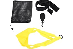 ALOMEJOR Set da Allenamento Professionale per Paracadute da Nuoto, Set di Cinture per Allenamento di Resistenza Al Nuoto Sicuro, per Nuoto, Sport Acquatici