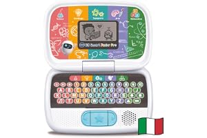 VTech Bit Smart Junior Pro, pedagogisk dator, S.T.E.A.M., Barndator med många integrerade aktiviteter, animerad LCD-skärm, ju