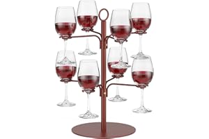 TJ.Moree Torre De Bebidas para 8 Vasos - áRbol De Aperol, áRbol para Servir CóCteles - Regalo De CumpleañOs para Mujeres, Regalo De Aperol, Aperitivo Sarti Rosa, Soporte para áRbol De CóCteles