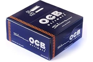 OCB 15428 Ultimate Rolling Papers, Drehpapier lang, 50 Heftchen a 32 Blatt