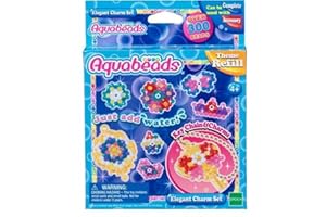 Aquabeads 31038 Elegancki zestaw charmsów – zestaw do majsterkowania tematyczny zestaw uzupełniający