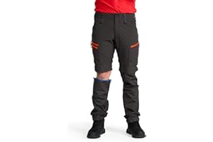 RevolutionRace RVRC GP Pro Zip-Off Pants Męskie, Solidne, oddychające, dające się zamienić w szorty spodnie do wszelkich aktywności na świeżym powietrzu