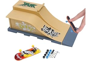 GR8WARE Dedos Skateboard para Dedos Miniskate de Juguete para Dedos Juego de Miniskate Rampa para Monopatín con Dedos Miniskateboard de Entrenamiento con Dedos Minipatinetas regalo para Niños Adolescentes