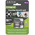 Integral Micro SD Security Card 32GB for Dash-Cams, Home Cams, CCTV, Body Cams and Drones. Extended lifetime and reliable recording time after time with High Endurance
