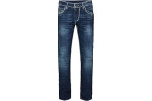 Camp David NI:CO Herren Jeans Regular Fit Stretch | gerades Bein, mittlere Leibhöhe, Denim mit Elasthan, Five-Pocket, Reißverschluss, Verschiedene Waschungen, Längen & Stretchgrade, Zeitloser Look