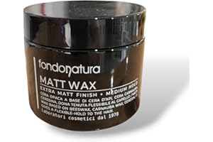 Fondonatura Matt Wax Cera Opaca 125 ml - pomade effetto opaco - Tenuta Flessibile, Non Appesantisce