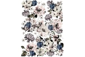 Prima Marketing Dark Floral 24"x35" Trasferimento, 24x35