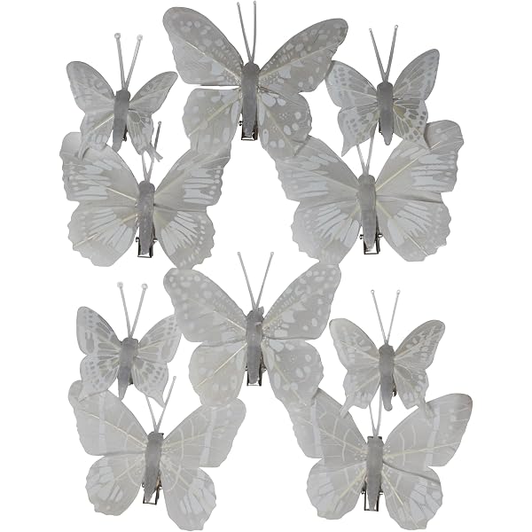 36 Stück 3 Größen Weihnachtsbaum Schmetterling D Produktbild-Vorschau 11
