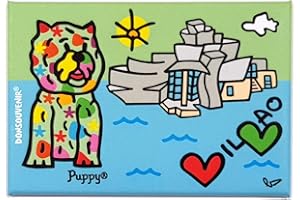 DONSOUVENIR MAGNETICO Puppy Bilbao Corazones IMAN