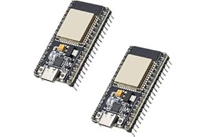 Für ESP32 Entwicklungsboard, QIQIAZI für ESP32 ESP32S Typ-C 2,4 GHz WiFi + Bluetooth Dual-Mode Modul mit CP2102-Chip für Arduino IDE(2 Stück)