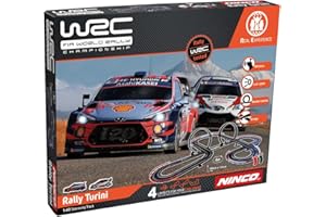 Ninco - WRC Rally Sweden Circuito Slot, Colori Assortiti única Assortiti