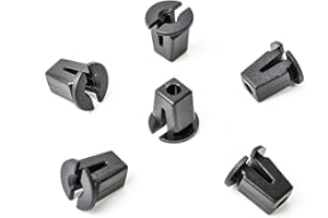 MYBA-S 15x Universal Spreizmutter Klips Universel Clips Karosserie in Schwarz | CL-0098