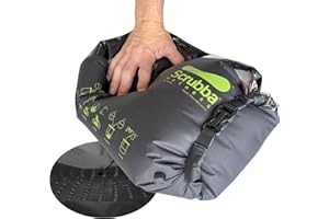 Scrubba Wash Bag Portable Washing Machine – Lightweight Manual Hand Washer – Ideal Travel Essentials for Camping, Hotels, RV & Baby Clothes – Use with Laundry Detergent or Hand Soap – 150g