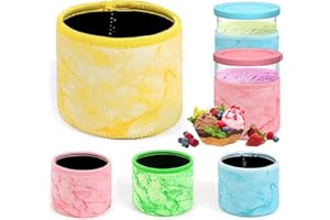 STARWARD 4 Stück Eiscreme Neoprenhülle für Ninja Creami NC500 NC501, Zubehör für Ninja Creami Deluxe Behälter, Wiederverwendbar Neoprenhülle, 24oz