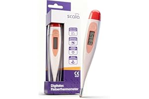 scala SC 17 Numérique Thermomètre Fièvre Médical Numérique SC 17 rouge
