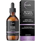 Retinol Serum 100 ml with Pure Retinal for the Face, Niacinamide, Hyaluronic Acid and Vitamin C | Anti-Aging Facial Serum Ant