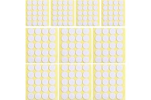 SANNIX 400 Pcs Candle Wick Stickers, Heat Resistance Candle Making Double-Sided Stickers