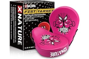 Xnature Kids Boxing Pads Focus Mitts with Gift Box, Great Punch Mitts for MMA, Muay Thai, Kickboxing, Martial Arts, Karate Training