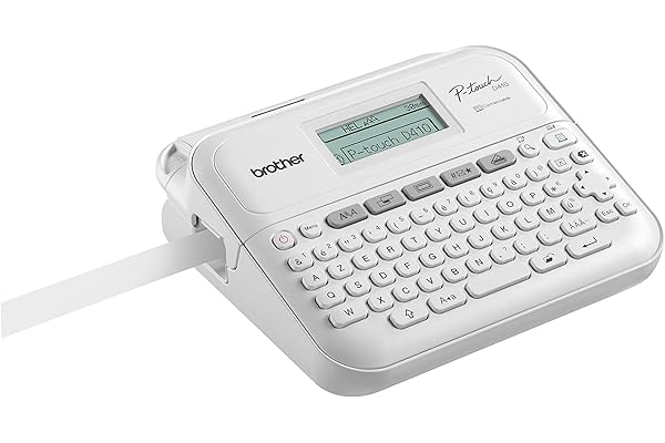 Brother P-Touch PT-D410 - Étiqueteuse pour Bureau et Domicile - Pour Rubans TZE de 3,5 à 18 mm de Large - Jusqu'à 20 mm/Secondes