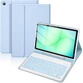 SXNIWBAI Keyboard Case for Samsung Galaxy Tab A11 Plus &amp; A9 Plus 11'' | Detachable Wireless Bluetooth Spanish Keyboard with S
