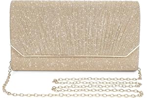 XFSRG Pochettes et Clutches Femme Pochette de Soirée Plissée Élégante 22×14×4,5 cm pour Le Quotidien et Les Occasions Spéciales