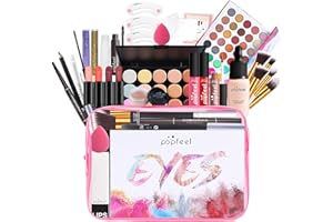 ATB-GIFT 26pcs Kit de Maquillaje, Cosméticos Incluye sombra de ojos y Corrector Camuflaje, Brochas de maquillaje profesional, Set brochas maquillaje para Mujeres y Niñas