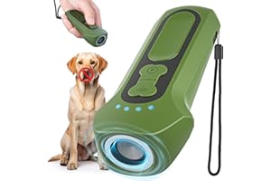 Holercoco Anti Bell Gerät Hunde, Antibell Ultraschall Gerät, Tragbares Stopp-Bell-Gerät für Hunde, Sicher und Human, 50 Fuß Reichweite, Bellkontrolle für Innen/außen, Korrigiert das Verhalten