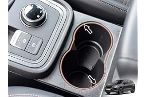 AUTOCOVR Cubierta de acero para Cupra.Ateca | Color estilo COPPER - Portavasos Decor | 1 pieza inoxidable 4Drive DSG V VZ Tribe Limited Edition Ateca Accesorios Tuning